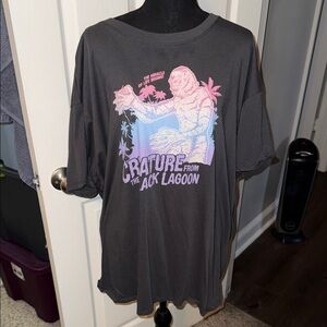 🖤TORRID CREATURE FROM THE BLACK LAGOON GREY TOP SIZE 3X🖤